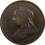 Great Britain Victoria Bronze 1899 1/2 Penny  KM# 789 (20 594)