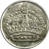 Sweden Gustaf VI Silver 1952 TS 50 Ore 1st Year Type KEY DATE UNC KM# 825 (005)