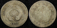 COLOMBIA Silver 1852 Nueva Granada 1 Real KM# 112 (22 925)