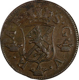 Sweden Adolf Fredrik Copper 1761 2 Öre SM Mintage-422,000 33,7mm KM# 461 (176)