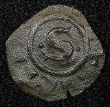 SICILY Italian states Manfred (1258-1266) Billon 1 Denaro  (95)