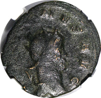 ROMAN.Gallienus AD 253-268  BI Double-Denarius / Uberitas Agricultural NGC (19)