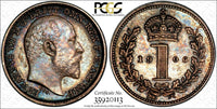 Great Britain Edward VII Silver 1906 1 Penny PCGS PL63 PROOFLIKE TONED KM#795(3)
