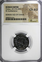 ROMAN EMPIRE,Probus,AD 276-282 BI Aurellanianus /Laetitia NGC Ch AU (016)