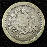 GUATEMALA Silver 1880 D 1/2 Real KM# 152 (22 744)