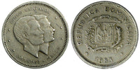 Dominican Republic Copper-nickel 1983 5 Centavos Sanchez and Mella KM# 59 ( 974)