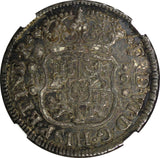 Mexico SPANISH COLONY Ferdinand VI Silver 1755 Mo M 2 Reales NGC XF40 KM# 86.1