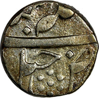 India-Princely States BARODA Sayaji Rao III Silver 1299 (1881) Rupee Y# 29 (807)