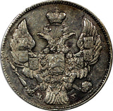 Russia Nicholas I Silver 1840/1 СПБ НГ 10 Kopeks,Grivennik Mintage-190,000 (22)