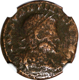 Roman Constantine II AD 337-340 AE3/4 BI Nummus / WAR LEGION SOLDIERS NGC (073)