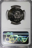 DOMINICAN REPUBLIC 2010 25 Pesos NGC MS66 Gregorio Luperón GEM BU  KM# 107(010)