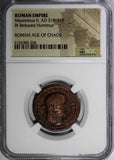 ROMAN Maximinus II AD 310-313 Bi Redused Nummus / GENIUS NGC (206)
