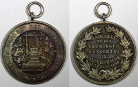 GERMANY SILVER MEDAL 1896 JULY 12 THURINGER SANGERTAG IN WALTER SHAUSEN UNC (5)
