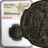 SYRIA  LAODICEA Caracalla; AD 198-217 BI Tetradrachm  NGC Ch XF Rev.Eagle (003)