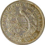 GUATEMALA Silver 1936 10 Centavos British Mint BETTER DATE KM# 239.2 (23 221)