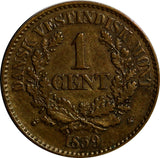 Danish West Indies Frederik VII Bronze 1859 1 Cent Mintage-216,000 KM# 63 (344)