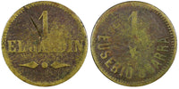 Guatemala Bronze Token  El Jardin 1 Real 1 Real Eusebio Jbarra 2,91g; 23mm (532)