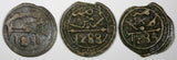 Morocco Sidi Mohammed IV LOT OF 3 COINS AH1288(1871) 4 Fulus Marrakesh C166.2(3)