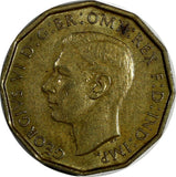 Great Britain George VI 1939 3 Pence KM# 849 (20 235)