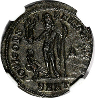 Roman Empire Nicomedia Licinius I. 308-324 AD BI Redused Nummus NGC Ch AU (060)