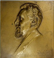 AUSTRIA Bronze Medal 1911 by A.Hartig Dr Josef Schwerdfeger Hauser-7850 56x60 mm