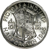 Great Britain George VI (1936-1952) Silver 1946 1/2 Crown NGC MS63 KM# 856 (017)