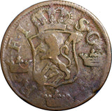 SWEDEN COPPER  Frederick I 1749 2 Ore, S.M. Struck at Avesta Mint KM# 437(2335)