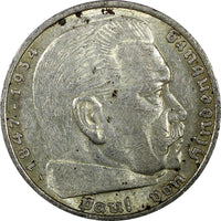 Germany - Third Reich Silver 1936 A 5 Reichsmark Berlin Mint KM# 86 (22 305)