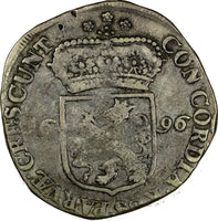 Netherlands GELDERLAND 1696 48 Stuivers, Silver Ducat KM# 63.2