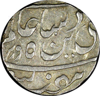 INDIA BHOPAL Shah Alam II Silver  AH1214 43 (1799) Rupee (10.98g) aUNC C#12(9)