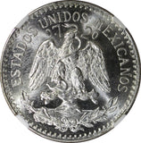 Mexico ESTADOS UNIDOS Silver 1944 M 50 Centavos NGC MS66 GEM BU KM# 447 (049)