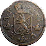 SWEDEN COPPER Adolf Frederick 1767 2 Ore,S.M  Low Mintage:467,000  KM#461 (2379)