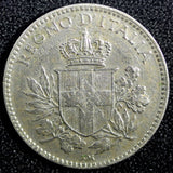 Italy Vittorio Emanuele III Copper-nickel 1919 R 20 Centesimi  KM# 58 (23 721)