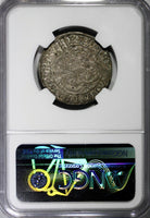 Germany Saxe-Meissen Friedrich & Wilhelm (1451-56) 1 GROSCHEN NGC AU53 (019)