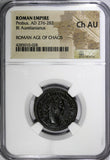 ROMAN Probus,AD 276-282 BI Aurellanianus Silvered / Felicitas  NGC Ch AU (028)