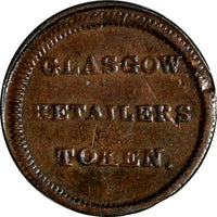Scotland.Lanarkshire.Glasgow. ND (ca.1795) Civic Issue Token Farthing VF (17669)