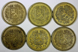 FINLAND LOT OF 12 COINS Aluminum-Bronze 1928-1936 10 Markkaa KM# A32