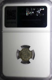 German States BAVARIA Silver 1850 1 Kreuzer NGC MS64 Toning KM# 799 (11)