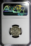 GREAT BRITAIN George V Silver 1932 6 Pence NGC AU58 BETTER DATE KM# 832