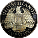 GERMANY LUFTHANSA AIRLINES  SILVER 1954 PROOF MEDAL 50mm 34,9 g.(19 343)