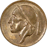 Belgium Baudouin I Bronze 1954 20 Centimes Dutch text UNC  KM# 147.1  (21 325)