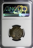 Russia Catherine II Silver 1771 SPB TI 20 Kopeks NGC XF40  Toned C# 63a.2 (036)