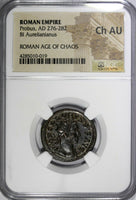 ROMAN EMPIRE,Probus,AD 276-282 BI Aurellanianus /Abundantia NGC Ch AU (019)