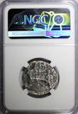 Mexico SPANISH COLONY Charles III Silver 1780 Mo FF 2 Reales NGC GRADED KM# 88.2