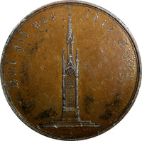 RELIGIOUS BRONZE MEDAL 52mm Heavy