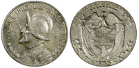 Panama Copper-Nickel 1973 1/10 Balboa San Francisco Mint KM# 10 (21 994)
