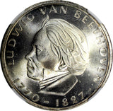 Germany-Federal Republic Silver 1970 F 5 Mark NGC MS65 1 GRADED HIGH KM# 127(1)