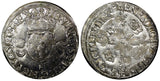 France Henry II Silver 1550 F 12 Deniers/1 Douzain Angers Mint  26mm Dup-997 (5)