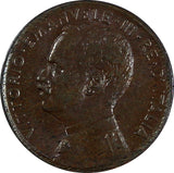 Italy Vittorio Emanuele III Bronze 1915 R 1 Centesimo  KM# 40 (19 809)