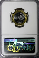 Dominican Republic Sánchez 2008 5 Pesos Magnetic NGC MS66 KM# 89 (010)